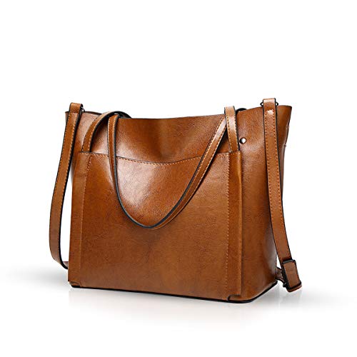 NICOLE&DORIS Neue Handtaschen für Frauen Tote Handtaschen Damen Chic Umhängetaschen große Kapazität Braun NICOLE&DORIS Neue Handtaschen für Frauen Tote Handtaschen Damen Chic Umhängetaschen große Kapazität Braun von NICOLE & DORIS