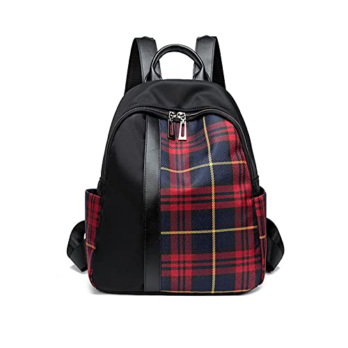 NICOLE & DORIS Rucksack Damen Groß Elegant Wasserdicht Damenrucksack Modern College Casual Rucksäck für Damen City Daypack Reise Arbeit Rot von NICOLE & DORIS