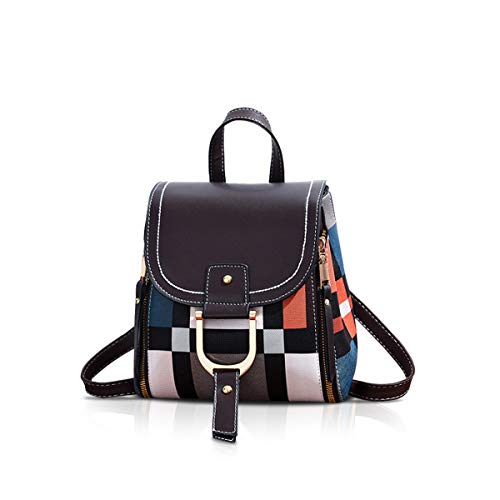NICOLE&DORIS Damen Rucksack Kleiner Rucksack Umhängetasche Handtaschen Rucksack für Damen Leder Rucksack Schultertasche Kaffee NICOLE&DORIS Damen Rucksack Kleiner Rucksack Umhängetasche Handtaschen Rucksack für Damen Leder Rucksack Schultertasche Kaffee von NICOLE & DORIS