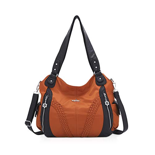 NICOLE & DORIS Weiche Kunstledertasche Lässige Hobo Tasche Damen Handtasche mit großer Kapazität Designer Umhängetasche Frauen Shopper Henkeltaschen Braun NICOLE & DORIS Weiche Kunstledertasche Lässige Hobo Tasche Damen Handtasche mit großer Kapazität Designer Umhängetasche Frauen Shopper Henkeltaschen Braun von NICOLE & DORIS