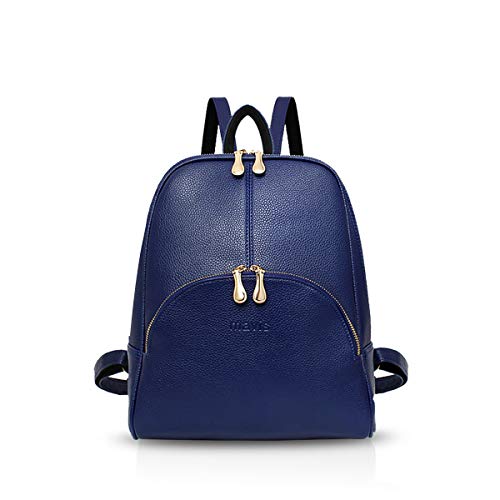 NICOLE & DORIS Damen Rucksack Casual Rucksack für Damen wasserdichte Handtasche für Frauen Rucksäcke Kunstleder Blau NICOLE & DORIS Damen Rucksack Casual Rucksack für Damen wasserdichte Handtasche für Frauen Rucksäcke Kunstleder Blau von NICOLE & DORIS
