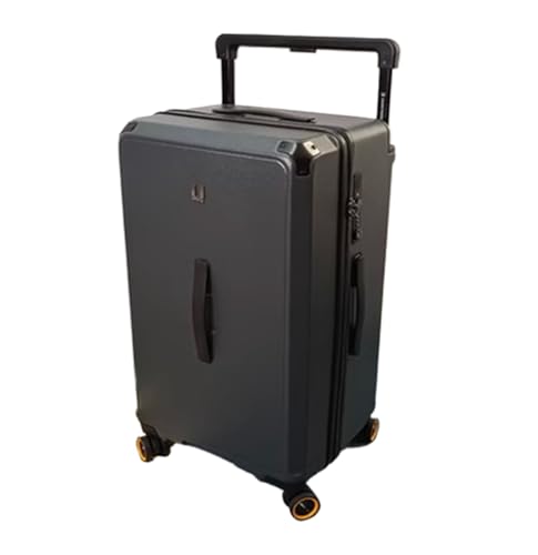 NICRX Koffer Koffer mit Rädern 26-Zoll-Handgepäck mit großer Kapazität Verbreiterter Trolley-Koffer Verschleißfestes Gepäck mit Zahlenschloss Reisekoffer(Grey) von NICRX