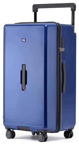 NICRX Koffer Koffer mit Rollen Großraumgepäck Hartschale Kombinationsschloss Handgepäck Modischer, sicherer, sturzsicherer Koffer Reisekoffer(Blue,30 inches) von NICRX