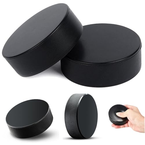 NIDONE Foam Ice Hockey Pucks 4pcs Wear-Resistant Ice Hockey Pucks Leichte Hockey-Pucks zum Üben und klassischen Training Soft Black Hockey Puck für Innenhockey-Hockeygeschenke, Hockey-Pucks NIDONE Foam Ice Hockey Pucks 4pcs Wear-Resistant Ice Hockey Pucks Leichte Hockey-Pucks zum Üben und klassischen Training Soft Black Hockey Puck für Innenhockey-Hockeygeschenke, Hockey-Pucks von NIDONE