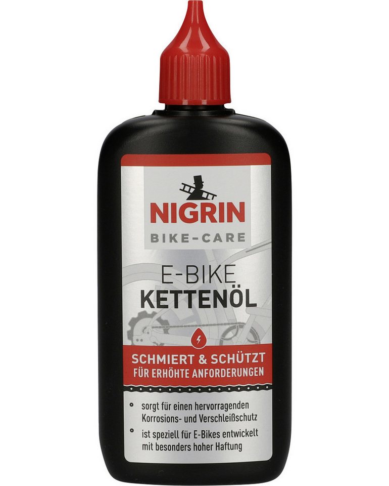 NIGRIN Nigrin Bike-Care Kettenöl e-bike 100ml Grundreiniger von NIGRIN