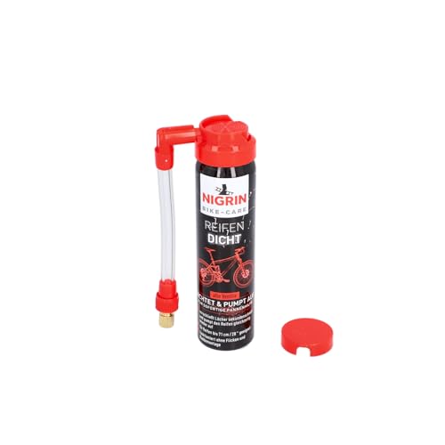 NIGRIN Fahrrad Reifendicht, sofortige Pannenhilfe, geeignet für alle gängingen Ventile, 75 ml NIGRIN Fahrrad Reifendicht, sofortige Pannenhilfe, geeignet für alle gängingen Ventile, 75 ml von NIGRIN