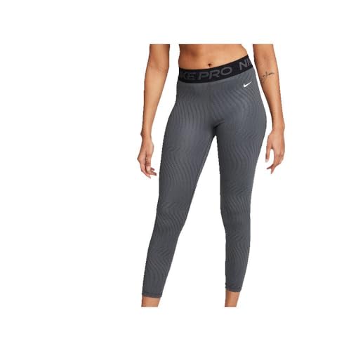 Nike Damen Hose W Np Df Mr 7/8 Tight AOP, Anthracite/Black/White, FN4154-060, S von Nike