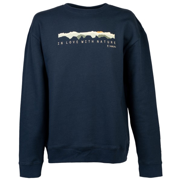 NIKIN - Treesweater Mountain Panorama - Pullover Gr M blau von NIKIN