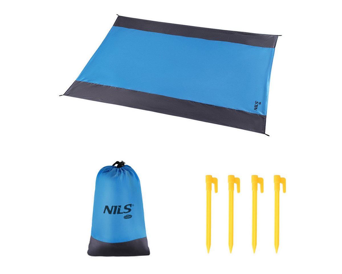 Picknickdecke Strandmatte Outdoor Matte Wasserabweisend 200x210cm, NILS CAMP Picknickdecke Strandmatte Outdoor Matte Wasserabweisend 200x210cm, NILS CAMP von NILS CAMP