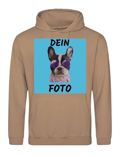 Herren Hoodie Bedrucken Lassen - Mit Wunschfoto personalisiert - Kapuzenpullover als Geschenk für Männer selbst gestalten - Nude L Herren Hoodie Bedrucken Lassen - Mit Wunschfoto personalisiert - Kapuzenpullover als Geschenk für Männer selbst gestalten - Nude L von NIMAMA