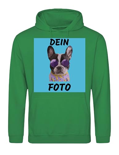 NIMAMA Herren Hoodie Bedrucken Lassen - Mit Wunschfoto personalisiert - Kapuzenpullover als Geschenk für Männer selbst gestalten - Maigrün XXL NIMAMA Herren Hoodie Bedrucken Lassen - Mit Wunschfoto personalisiert - Kapuzenpullover als Geschenk für Männer selbst gestalten - Maigrün XXL von NIMAMA