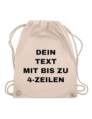 NIMAMA Turnbeutel Baumwollbeutel Bedrucken Lassen - Mit Wunschtext personalisiert - Einkaufstasche als Geschenk für Damen und Herren selbst gestalten - Natur NIMAMA Turnbeutel Baumwollbeutel Bedrucken Lassen - Mit Wunschtext personalisiert - Einkaufstasche als Geschenk für Damen und Herren selbst gestalten - Natur von NIMAMA