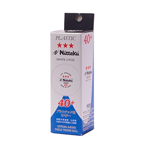 NITTAKU Ball SD 40+ *** 3er, weiß NITTAKU Ball SD 40+ *** 3er, weiß von NITTAKU