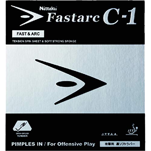 NITTAKU Belag Fastarc C-1 Farbe 1,8 mm, schwarz, Größe 1,8 mm, schwarz von NITTAKU