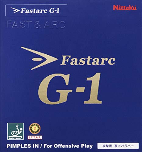 NITTAKU Belag Fastarc G-1 Farbe 1,8 mm, schwarz, Größe 1,8 mm, schwarz von NITTAKU