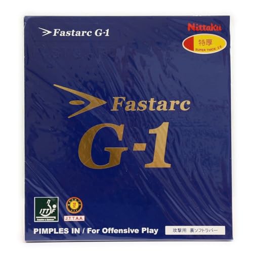 NITTAKU Belag Fastarc G-1 Farbe 1,8 mm, rot, Größe 1,8 mm, rot NITTAKU Belag Fastarc G-1 Farbe 1,8 mm, rot, Größe 1,8 mm, rot von NITTAKU