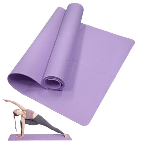 NIUAWASA Faltbare Yogamatte, Rutschfeste Tragbare 4 mm Dicke EVA-Gymnastikmatte für Frauen Männer Fitness Yoga Pilates Workout Outdoor Camping Reisen von NIUAWASA