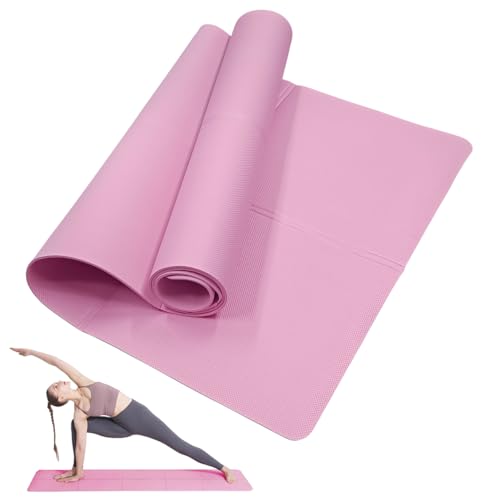 NIUAWASA Faltbare Yogamatte, Rutschfeste Tragbare 4 mm Dicke EVA-Gymnastikmatte für Frauen Männer Fitness Yoga Pilates Workout Outdoor Camping Reisen von NIUAWASA