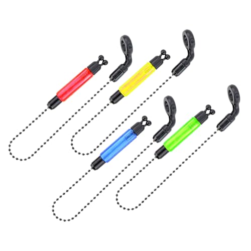 4 Pcs Bissanzeiger Angeln, Bissanzeiger, Swinger Angeln, Bissanzeiger Swinger, Swinger Bissanzeiger für Carp Fishing, Swinger für Karpfenangeln 4 Pcs Bissanzeiger Angeln, Bissanzeiger, Swinger Angeln, Bissanzeiger Swinger, Swinger Bissanzeiger für Carp Fishing, Swinger für Karpfenangeln von NIYATA