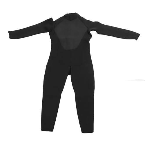 3 Mm Neopren-Tauchanzug, Ganzkörper-UV-Schutz, Langärmlig, Schwarzer Anzug für Surfschwimmer (XL) von NIZUUONE