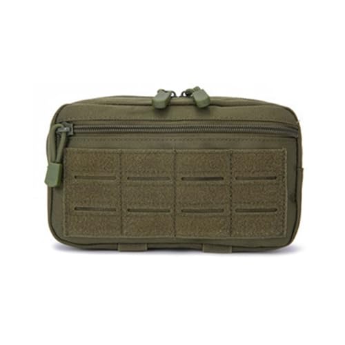 NKBSDKM Multifunktions-Kompakt-Hüfttaschen 1000D-Nylon-Molle-Tasche Outdoor-Reisetasche Camping-Etui Jagdtaschen Grün von NKBSDKM