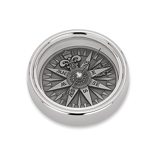 NKlaus 5,5cm Kompass 3D verchromt Richtungsanzeiger Peilkompass Taschenkompass Maritim 14617 NKlaus 5,5cm Kompass 3D verchromt Richtungsanzeiger Peilkompass Taschenkompass Maritim 14617 von NKlaus