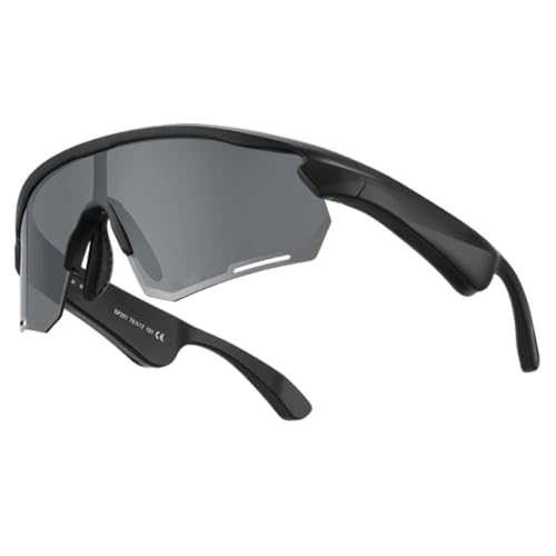 NMVB Polarisierte Brille, kabellos, Bluetooth 5.2, Sonnenbrille, Headset, Telefon, Fahren, MP3, Reiten, Radfahren, U-V400 von NMVB