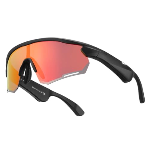 NMVB Polarisierte Brille, kabellos, Bluetooth 5.2, Sonnenbrille, Headset, Telefon, Fahren, MP3, Reiten, Radfahren, U-V400 von NMVB