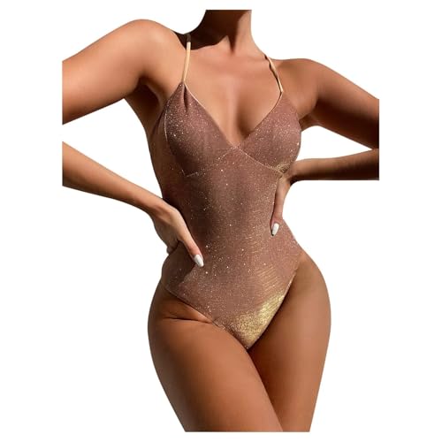 NOAFUNZO Damen-Badeanzug, Bauchkontrolle, Bikinis, Badeanzüge für Frauen, Übergröße, einteilig, Surfmode, Badekleid, Schwimmanzug, Neoprenanzüge von NOAFUNZO