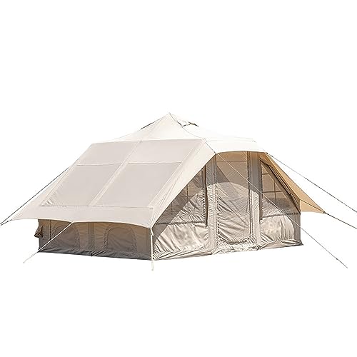 Großes aufblasbares Glamping-Zelt für den Außenbereich, aufblasbares Campingzelt für den Außenbereich, aufblasbares Zelt, Wasserabweisende Baumwolle, atmungsaktiv und bequem von NOALED