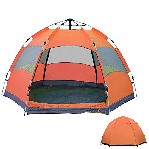 Leichtes, wasserdichtes UV-Zelt für den Außenbereich für 5–8 Personen, tragbares Pop-Up-Strandzelt mit UV-Schutz, schneller Aufbau für Wandern, Camping, Outdoor, sofortiger 4-Jahreszeiten-Sonnens von NOALED
