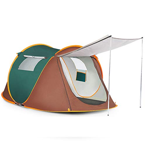 Zelt im Freien, automatisches Zwei-Schlafzimmer-EIN-Schlafzimmer-Doppel-Wild-Speed-Camping, Dickes, regensicheres Campingzelt, einfache und schnell aufzubauende Zelte, Familienzelte, Bergwald-Ruc von NOALED
