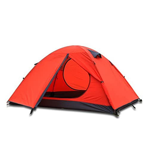 Zelte für Camping 2 Personen Ultraleichtes Doppellagiges Aluminiumgestänge Wasserdichtes, Winddichtes Campingzelt Strandzelt von NOALED