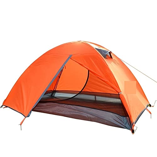 Zelte für Camping Neues leichtes Campingzelt im Rucksackstil, doppelschichtiges wasserdichtes tragbares Reisezelt aus Glasfaser mit Handtasche von NOALED