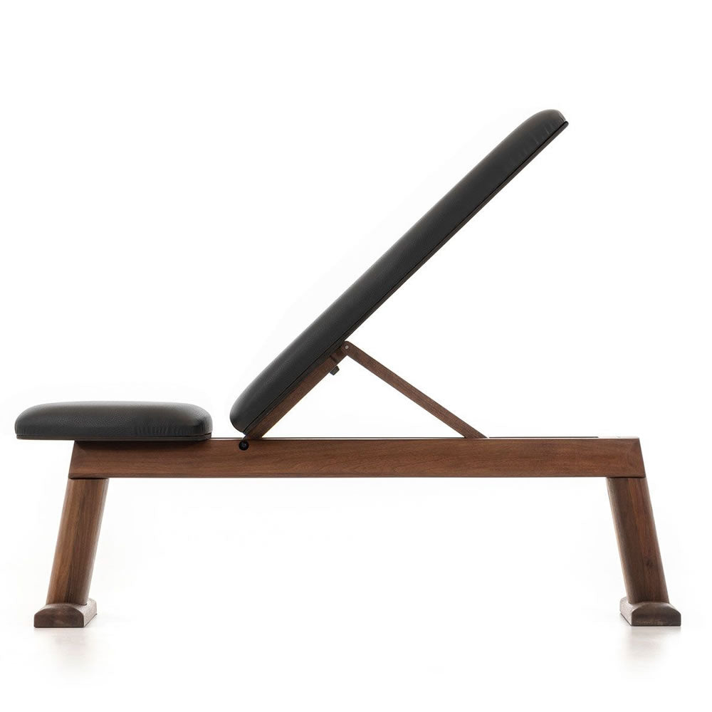 NOHrD WeightBench Nussbaum Hantelbank Echtleder Schwarz NOHrD WeightBench Nussbaum Hantelbank Echtleder Schwarz von NOHrD