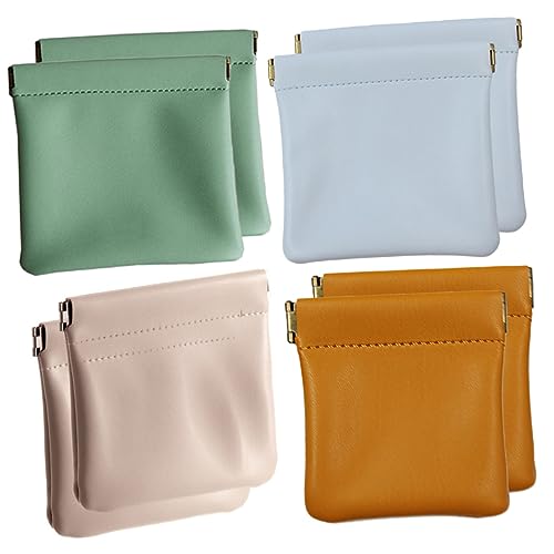 NOLITOY 8st Aufbewahrungstasche Kosmetiktasche Bulk-Make-up-Taschen Schminktasche Klein Große Kosmetiktasche Reisetasche Damen Geldbörse Mit Reißverschluss Schmuckbeutel Pu-Leder von NOLITOY