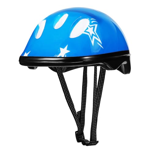 NOLITOY Kinderhelm Fahrradhelm Kinder Fahrradhelm für Kinder blau Kinder-Skateboard-Helm Helme für Rollschuhe Motorradhelme Kleinkindhelm Skate-Helm Sporthelm für Kinder Blasenpulver von NOLITOY
