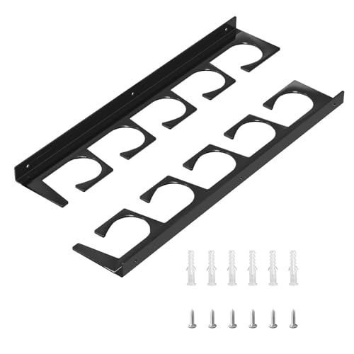 NOLOWY Horizontaler 6-Ruten Angelrutenhalter Wandmontiertes Angelruten Rack Für Garage Wanddecke Rutenständer Einfache Installation von NOLOWY