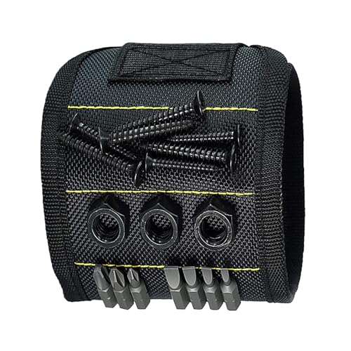 NOLOWY Magnetarmband für Werkzeug Vater Kollege mit Magneten Größenverstellbar geeignet zur Befestigung mit Schraubennägeln Schraubenschlüsseln NOLOWY Magnetarmband für Werkzeug Vater Kollege mit Magneten Größenverstellbar geeignet zur Befestigung mit Schraubennägeln Schraubenschlüsseln von NOLOWY