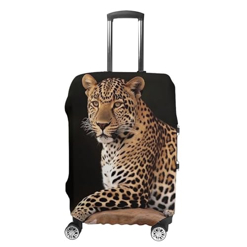 NONHAI Reisegepäck-Abdeckungen, afrikanischer Leopard auf Felsen, elastisch, waschbar, dehnbar, staubdicht, Kofferabdeckung, Gepäckschutz für 48,3 - 81,3 cm (19 - 32 Zoll) Gepäck, Stil:, XL, Aufdruck von NONHAI