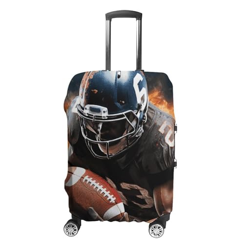 NONHAI Reisegepäckhülle, Koffer-Schutz, cooler American Football, elastisch, waschbar, Stretch-Koffer-Schutz, kratzfest, passend für 45,7 - 81,3 cm Gepäck, Farbe: 7, M von NONHAI