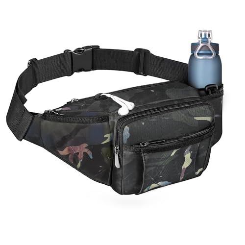 NOOLA Gürteltasche für Herren und Damen, leichte Hüfttasche mit Wasserflaschenhalter, verstellbare Gürteltasche mit mehreren Taschen für Wandern, Spaziergänge mit dem Hund, Outdoor, Radfahren, Laufen, NOOLA Gürteltasche für Herren und Damen, leichte Hüfttasche mit Wasserflaschenhalter, verstellbare Gürteltasche mit mehreren Taschen für Wandern, Spaziergänge mit dem Hund, Outdoor, Radfahren, Laufen, von NOOLA