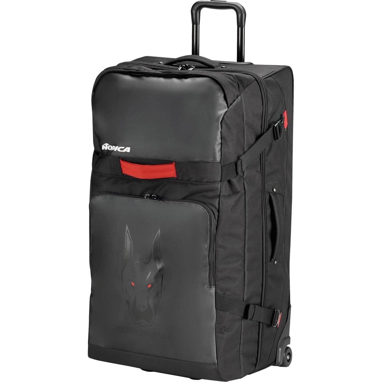 Nordica Dobermann Race XL Duffle Roller 122L black/red Nordica Dobermann Race XL Duffle Roller 122L black/red von NORDICA