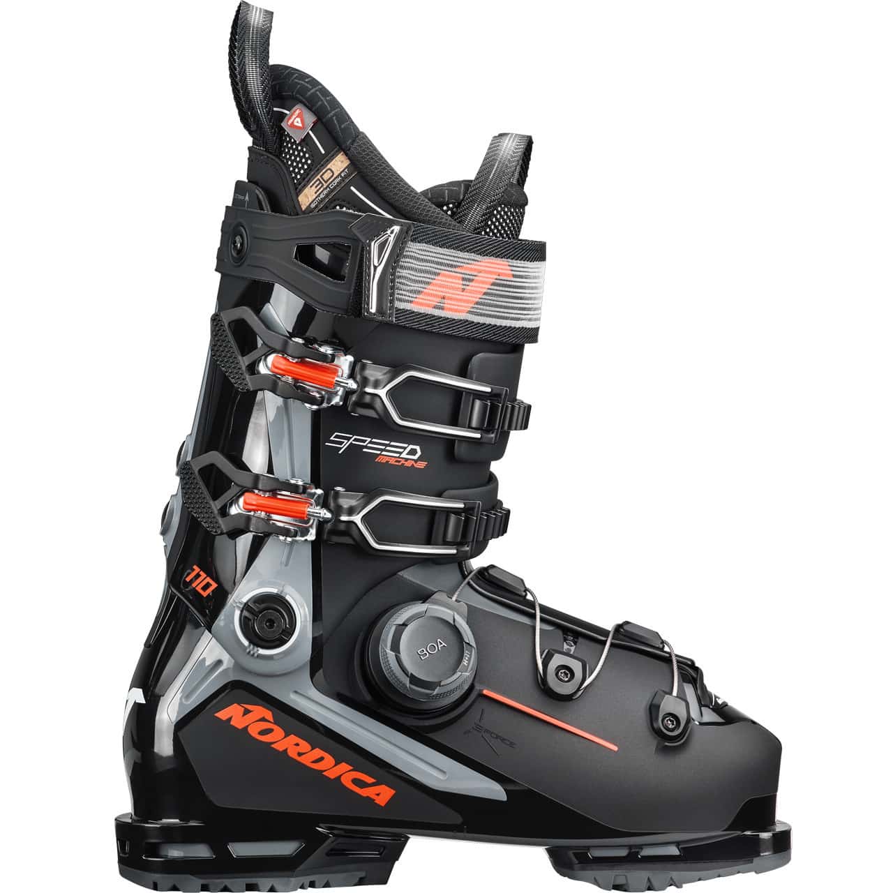 Nordica Speedmachine 3 BOA 110 GW black/grey/red von NORDICA