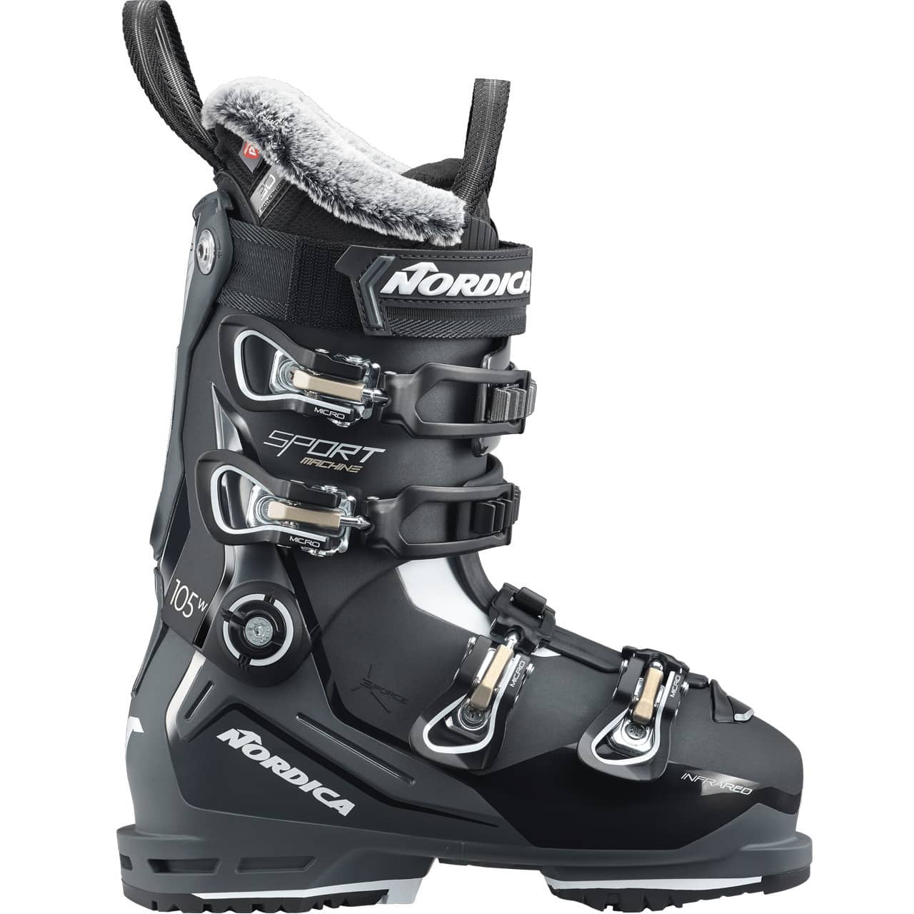 Nordica Sportmachine 3 105 W GW black/anthra/gold Nordica Sportmachine 3 105 W GW black/anthra/gold von NORDICA