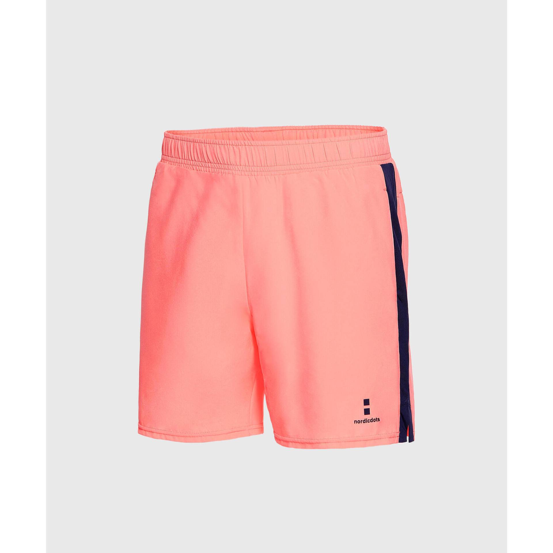 Performance Tennis/Padel Shorts Herren Melon/Marineblaue von NORDICDOTS