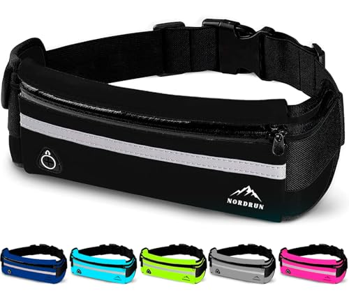 Nordrun® Laufgürtel für alle Handys | Verstellbarer und Wasserdichter Handytasche Joggen | Laufgürtel Handy | Running Belt | Handyhalterung Joggen | Laufen Zubehör | Lauftasche (Schwarz) Nordrun® Laufgürtel für alle Handys | Verstellbarer und Wasserdichter Handytasche Joggen | Laufgürtel Handy | Running Belt | Handyhalterung Joggen | Laufen Zubehör | Lauftasche (Schwarz) von NORDRUN