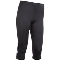 NORTH BEND Durban Damen Laufhose 3/4 black 36 von NORTH BEND