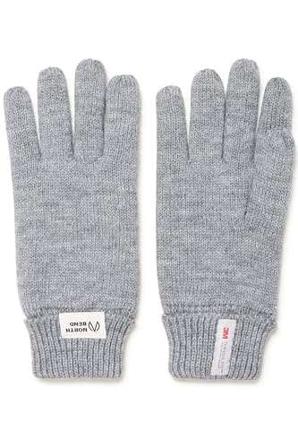 NORTH BEND NBRamon Unisex Handschuhe Fingerhandschuhe Outdoor atmungsaktiv wärmend, Größe:S/M, Farbe:Mid Grey Melange (1038) von NORTH BEND