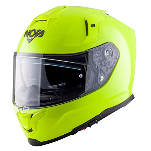 NOS Helmets Helm NS-10, L, Fluor Yellow von NOS NEW OWN STYLE
